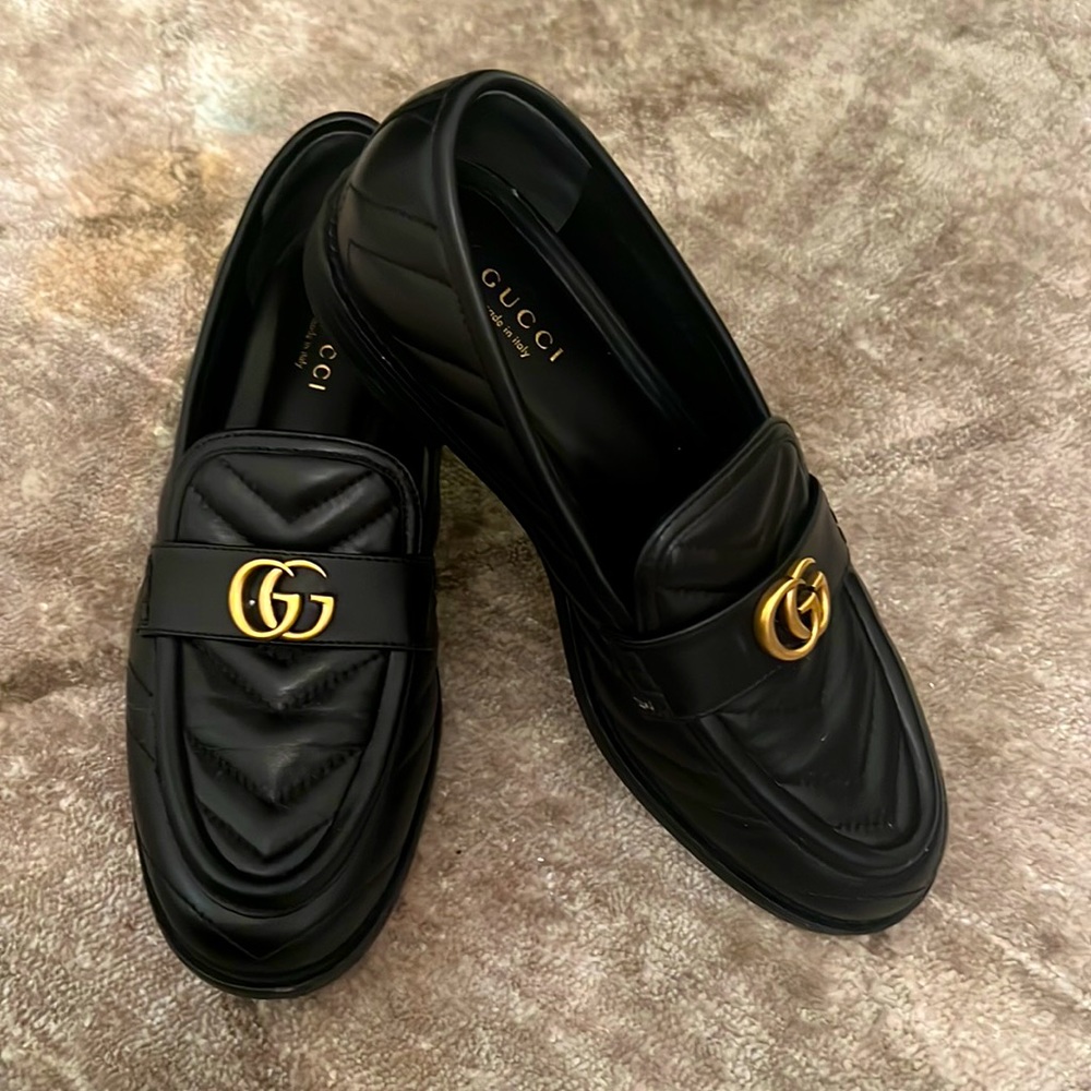 Gucci quilted loafer